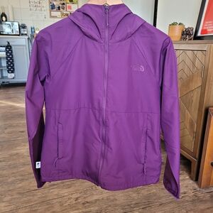 The North Face Purple Windbreaker Jacket
